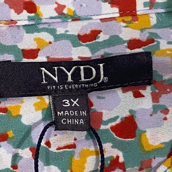 NYDJ Colorful Patterned Blouse - Picture 6 of 13